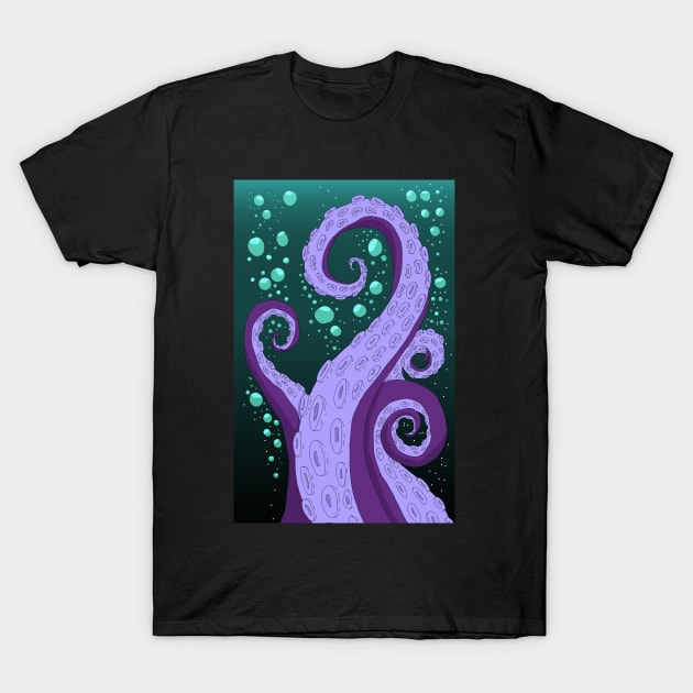 Tentacles full colour T-Shirt by FrankiValerie